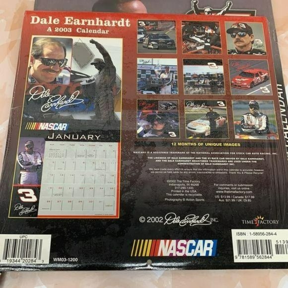 Dale Earnhardt #3 Lot Folder, Calendars, Gloves - Picture 8 of 9